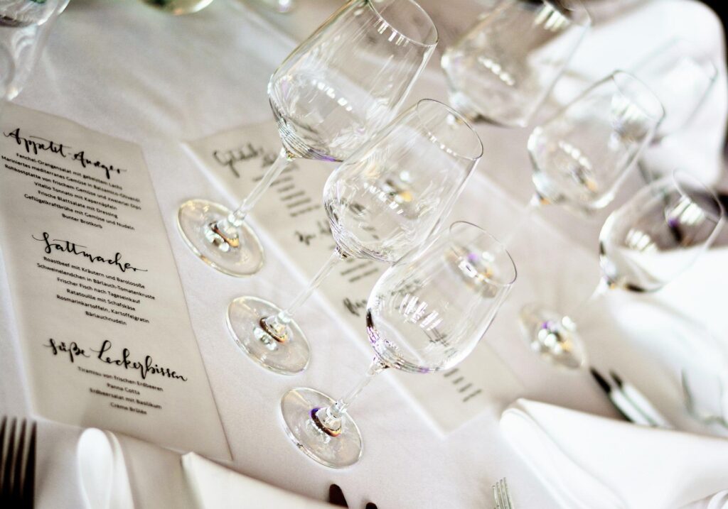 spring wedding menu