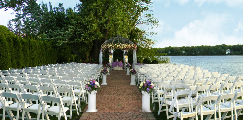 Multicultural Wedding Ceremony Windows at the Lake
