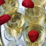 champagne wedding toast